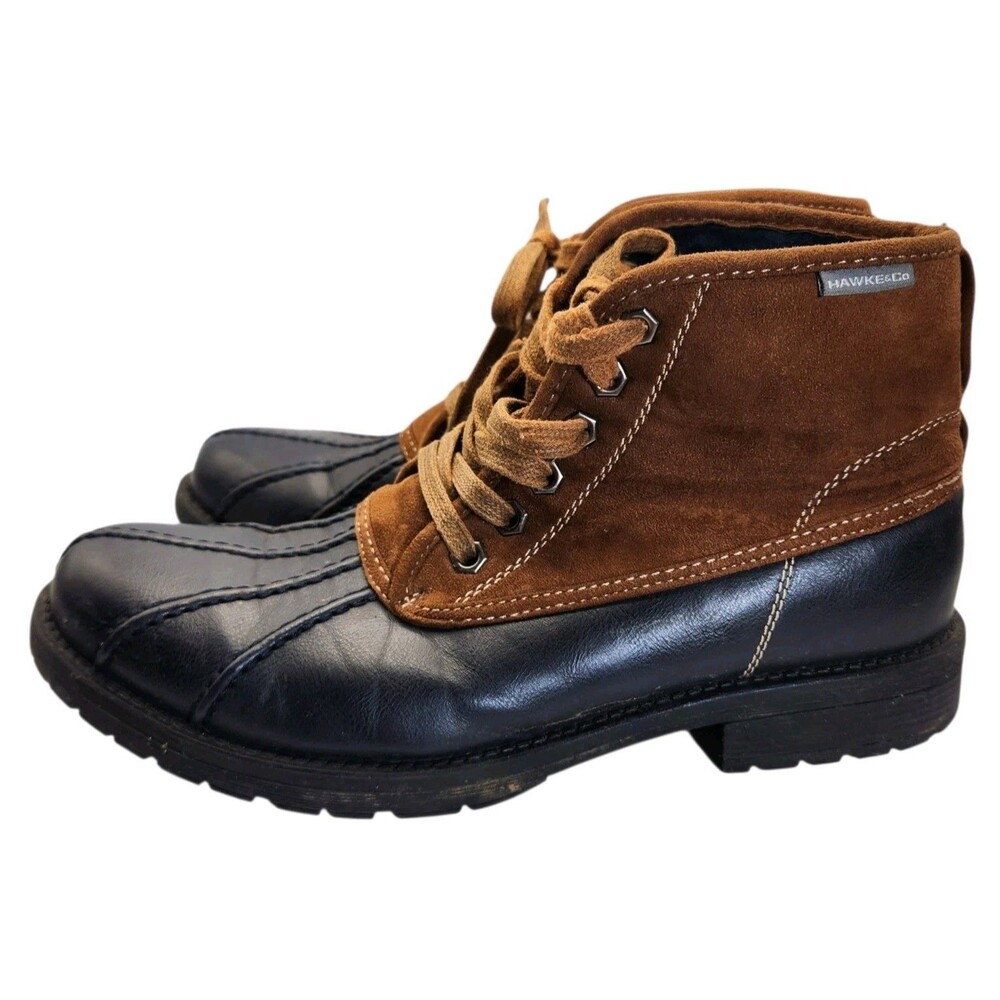 Hawke & Co Men's Suede Leather Duck Boots Size 9